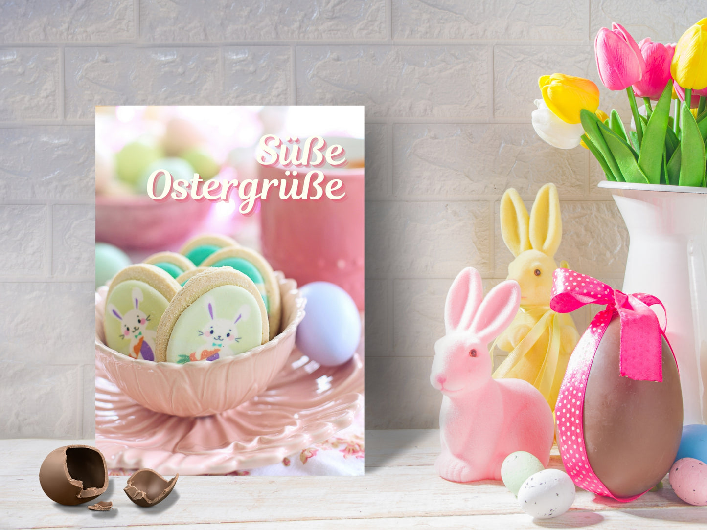 Sweet German Easter card "Süße Ostergrüße"