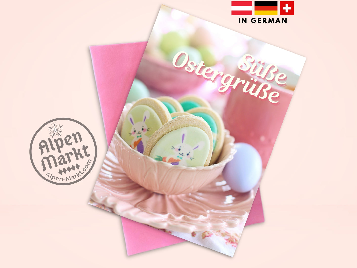 Sweet German Easter card "Süße Ostergrüße"
