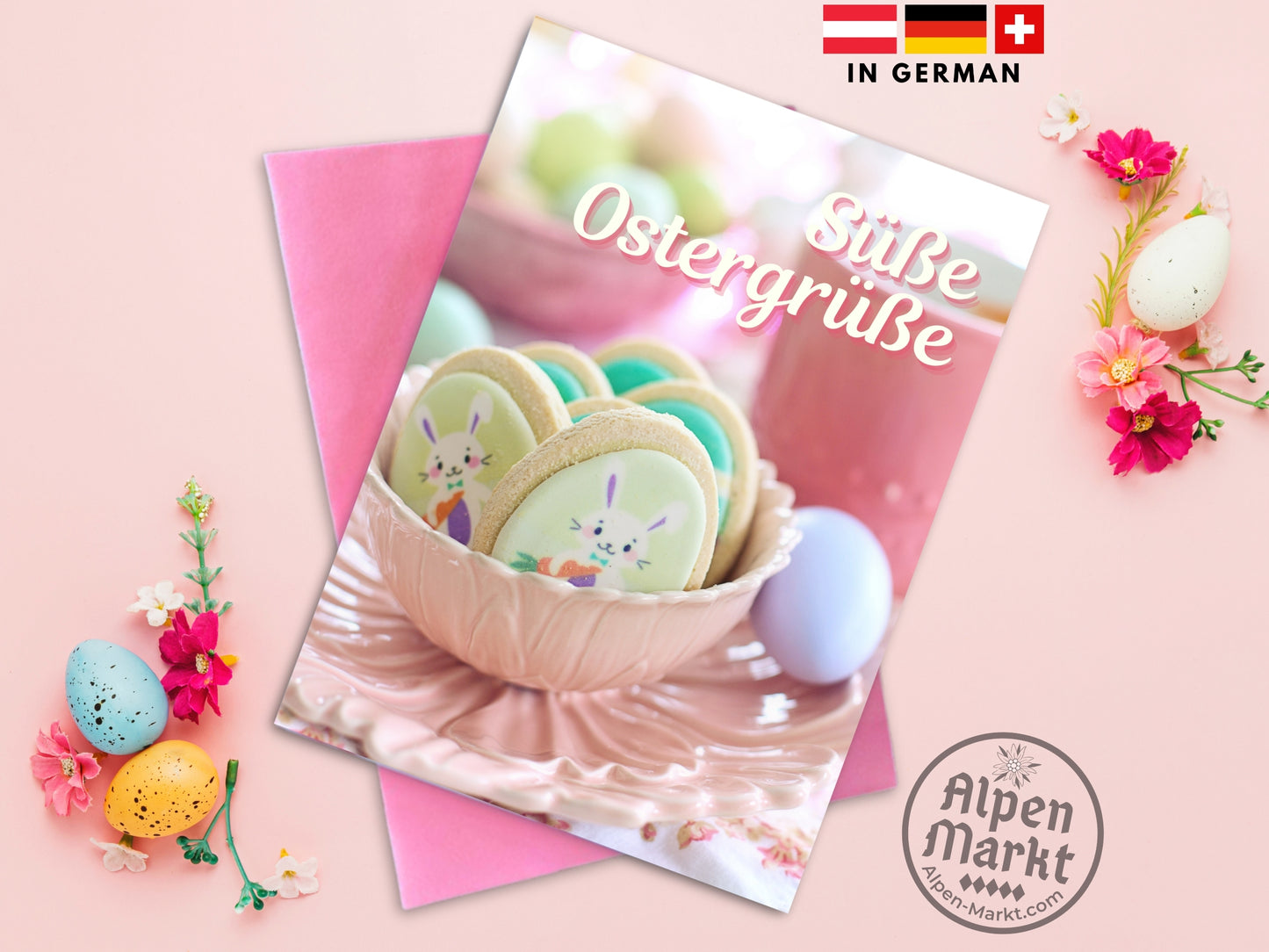 Sweet German Easter card "Süße Ostergrüße"