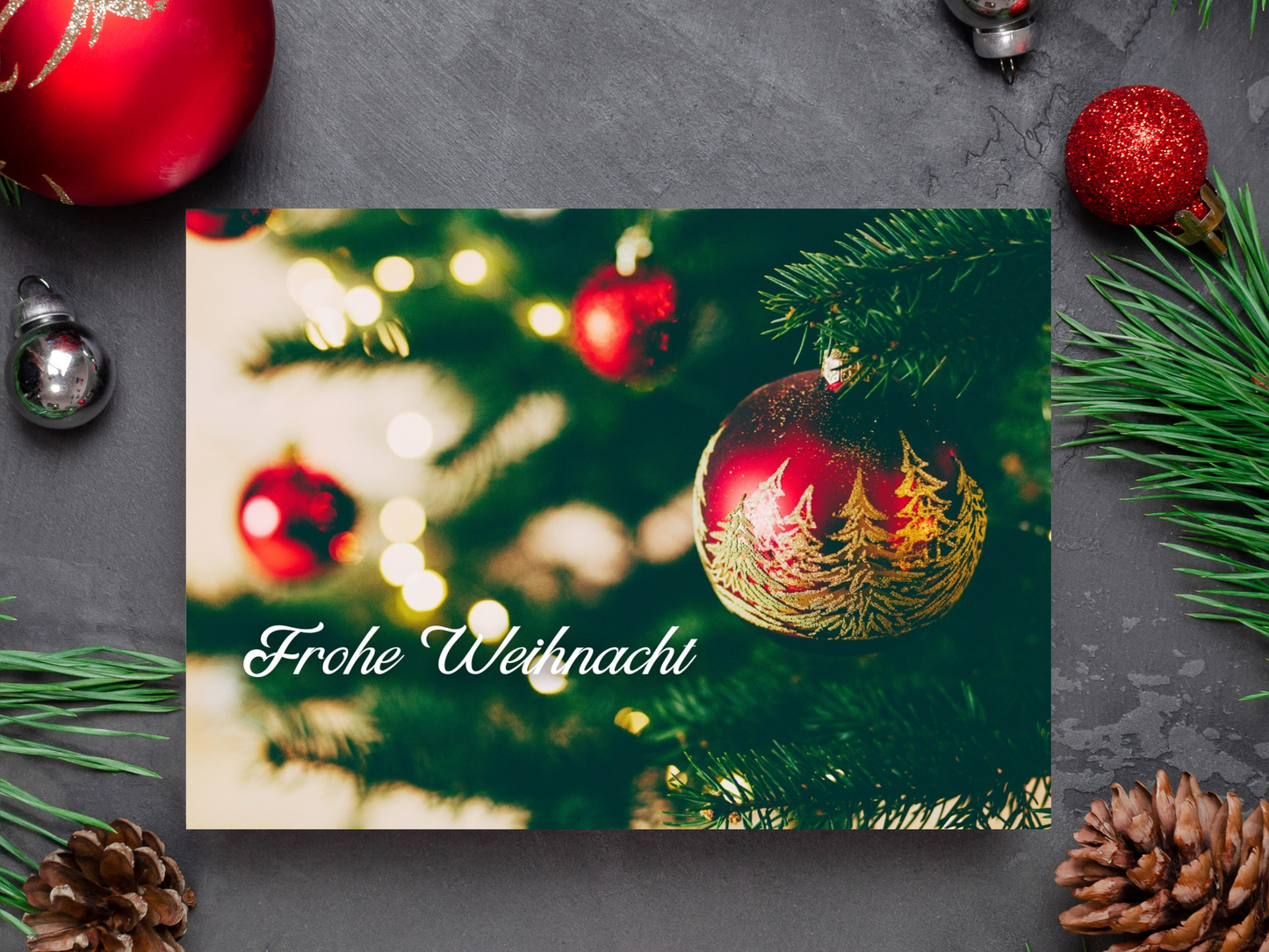 German Christmas Card - Frohe Weihnacht