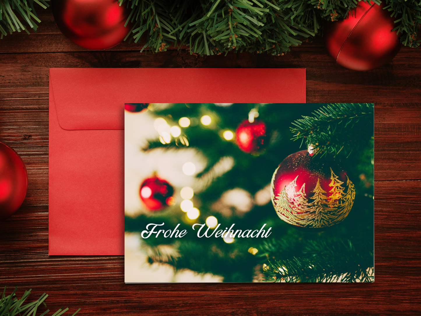 German Christmas Card - Frohe Weihnacht
