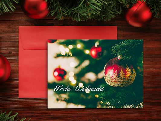 German Christmas Card - Frohe Weihnacht