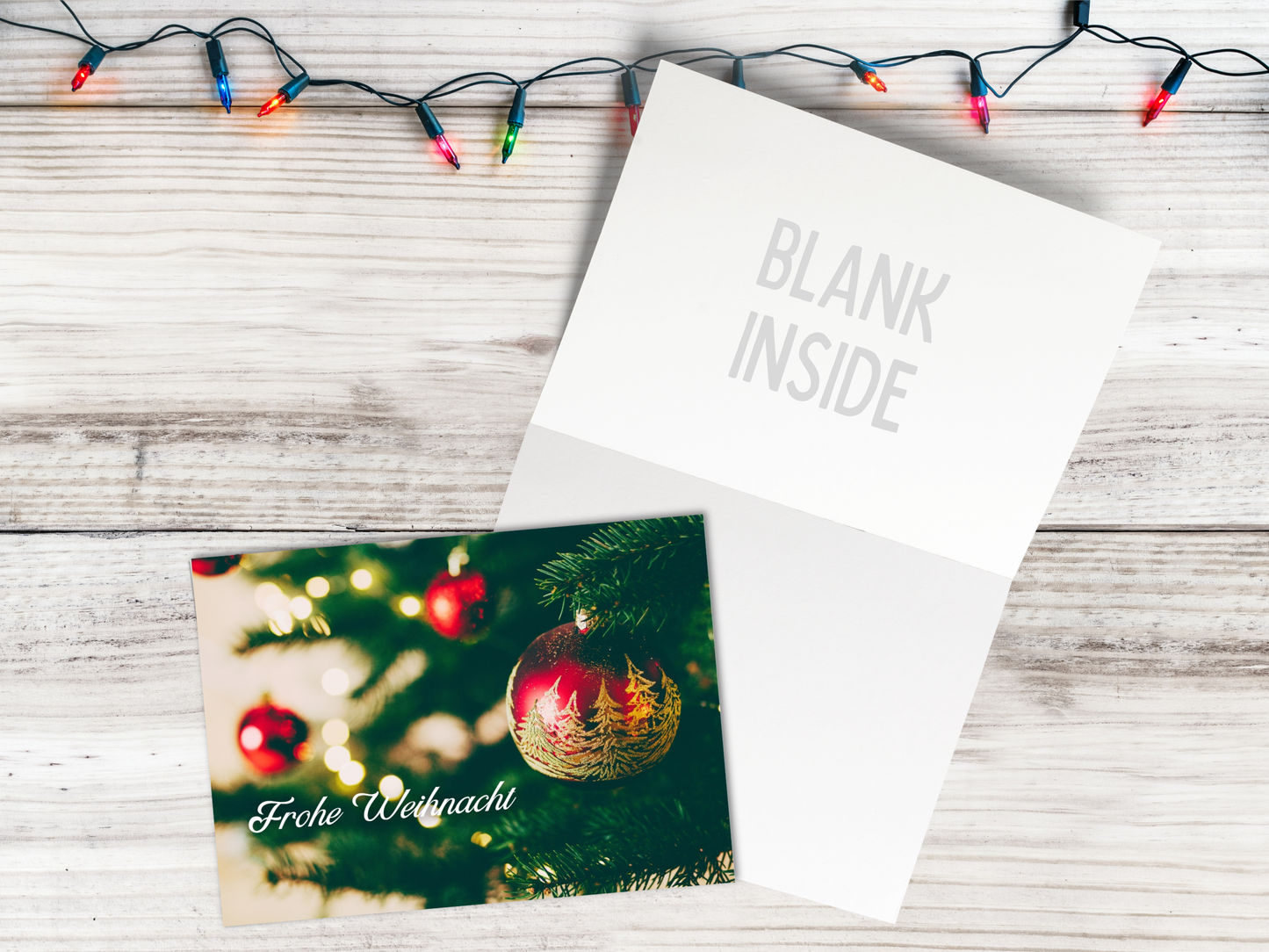 German Christmas Card - Frohe Weihnacht