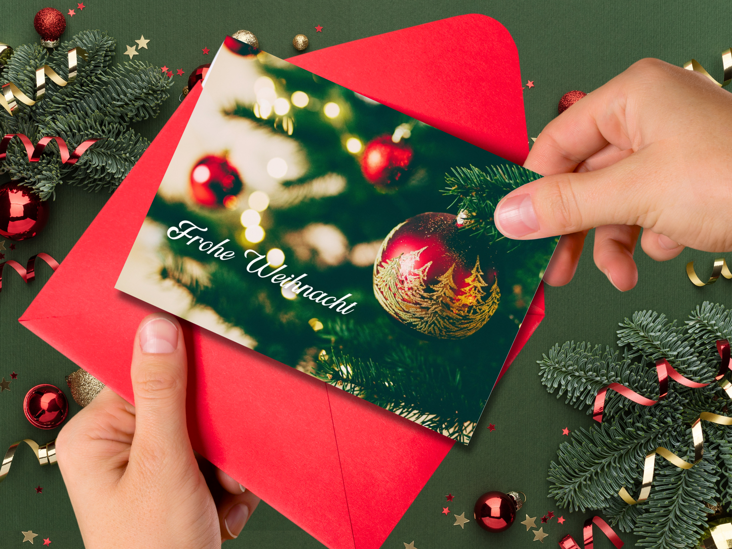 German Christmas Card - Frohe Weihnacht