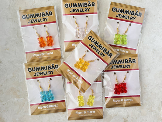 Gummy Bear Earrings in cute package