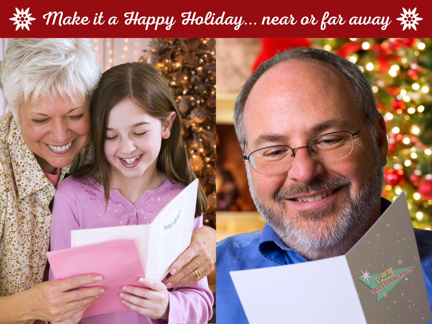German Christmas Card - Frohe Weihnachten und ein Gutes Neues Jahr