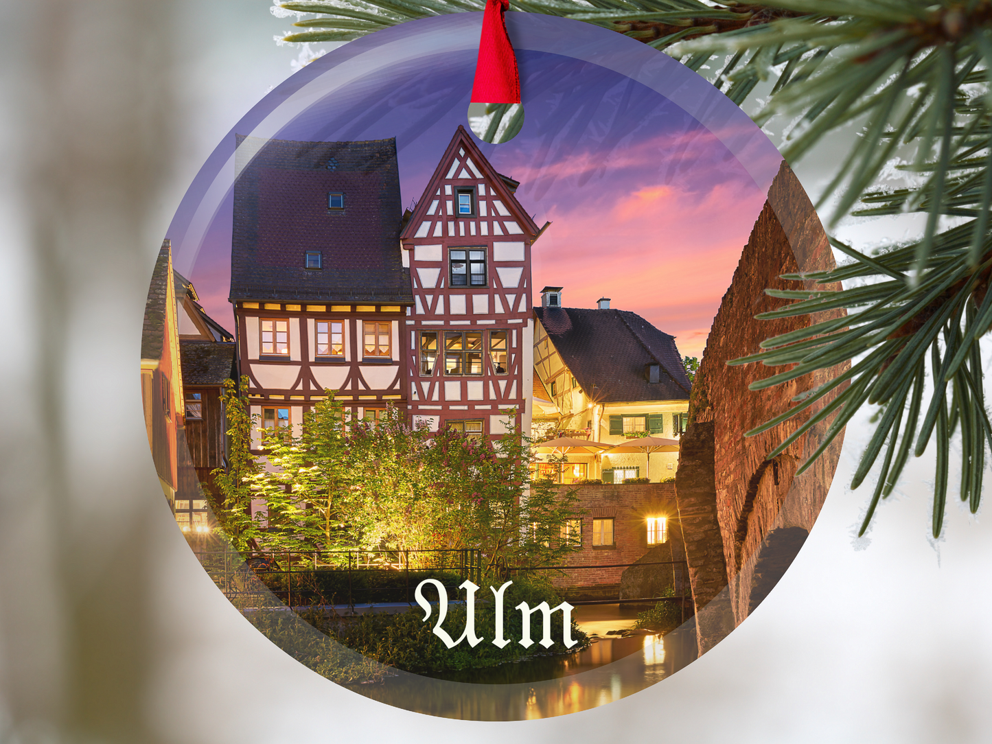 Ulm Germany ornament with gift box