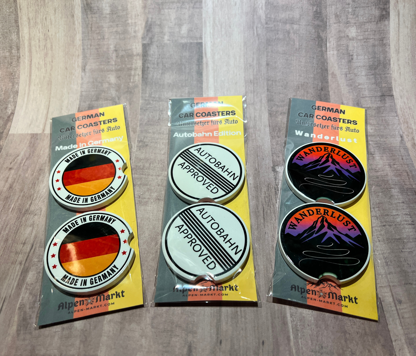 German Car Cup Coasters