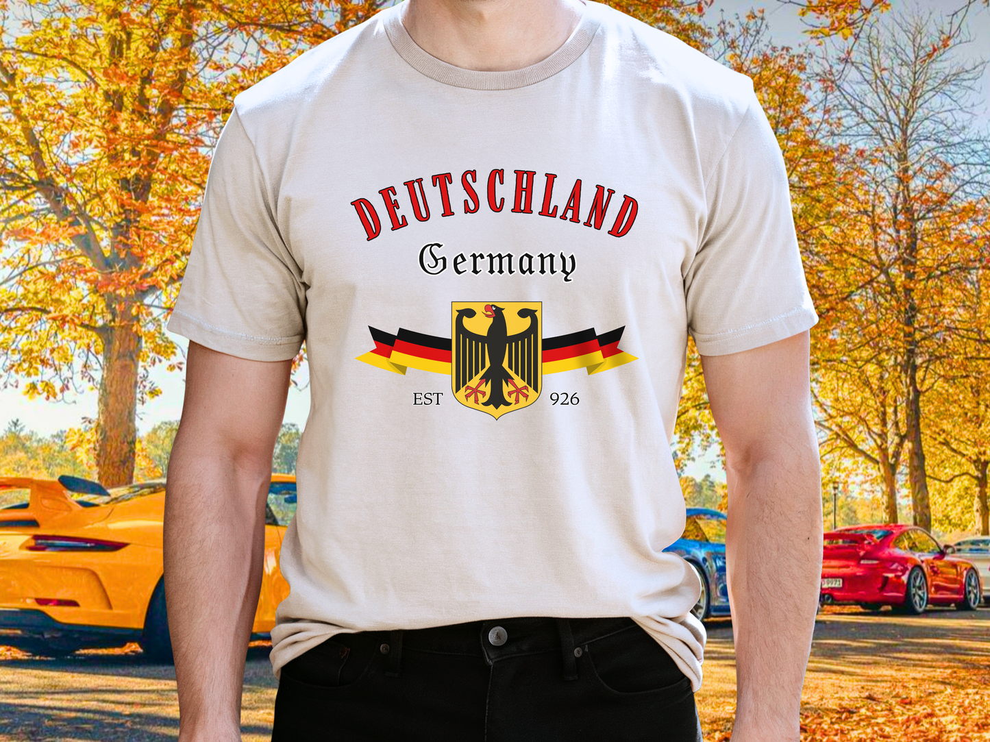 Deutschland Germany Eagle Crest t-shirt in light colors