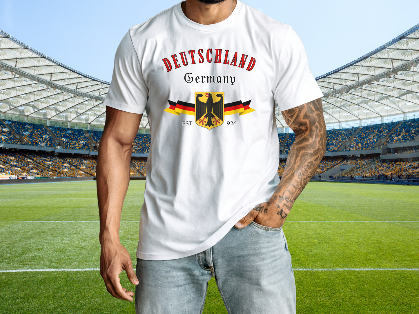 Deutschland Germany Eagle Crest t-shirt in light colors