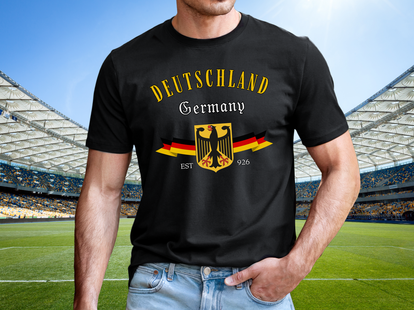 Deutschland Germany Eagle Crest t-shirt in dark colors