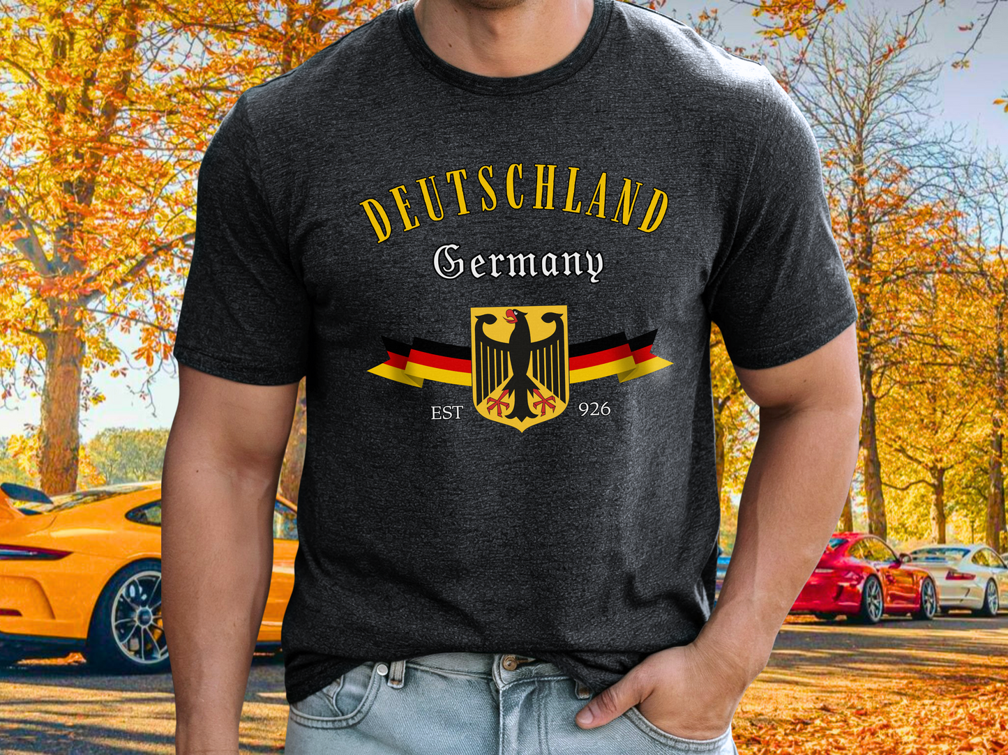 Deutschland Germany Eagle Crest t-shirt in dark colors