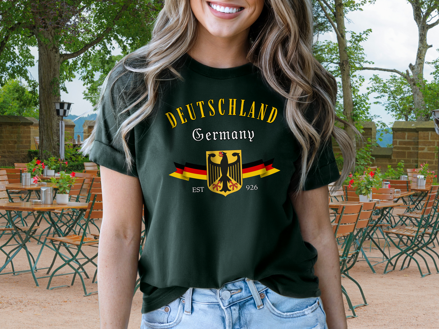 Deutschland Germany Eagle Crest t-shirt in dark colors