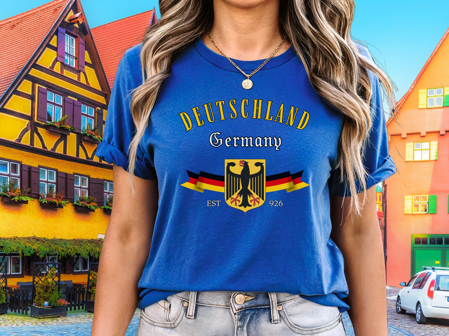 Deutschland Germany Eagle Crest t-shirt in dark colors