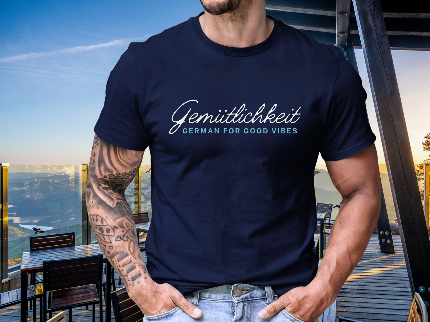 Gemütlichkeit - German for Good Vibes - tshirt