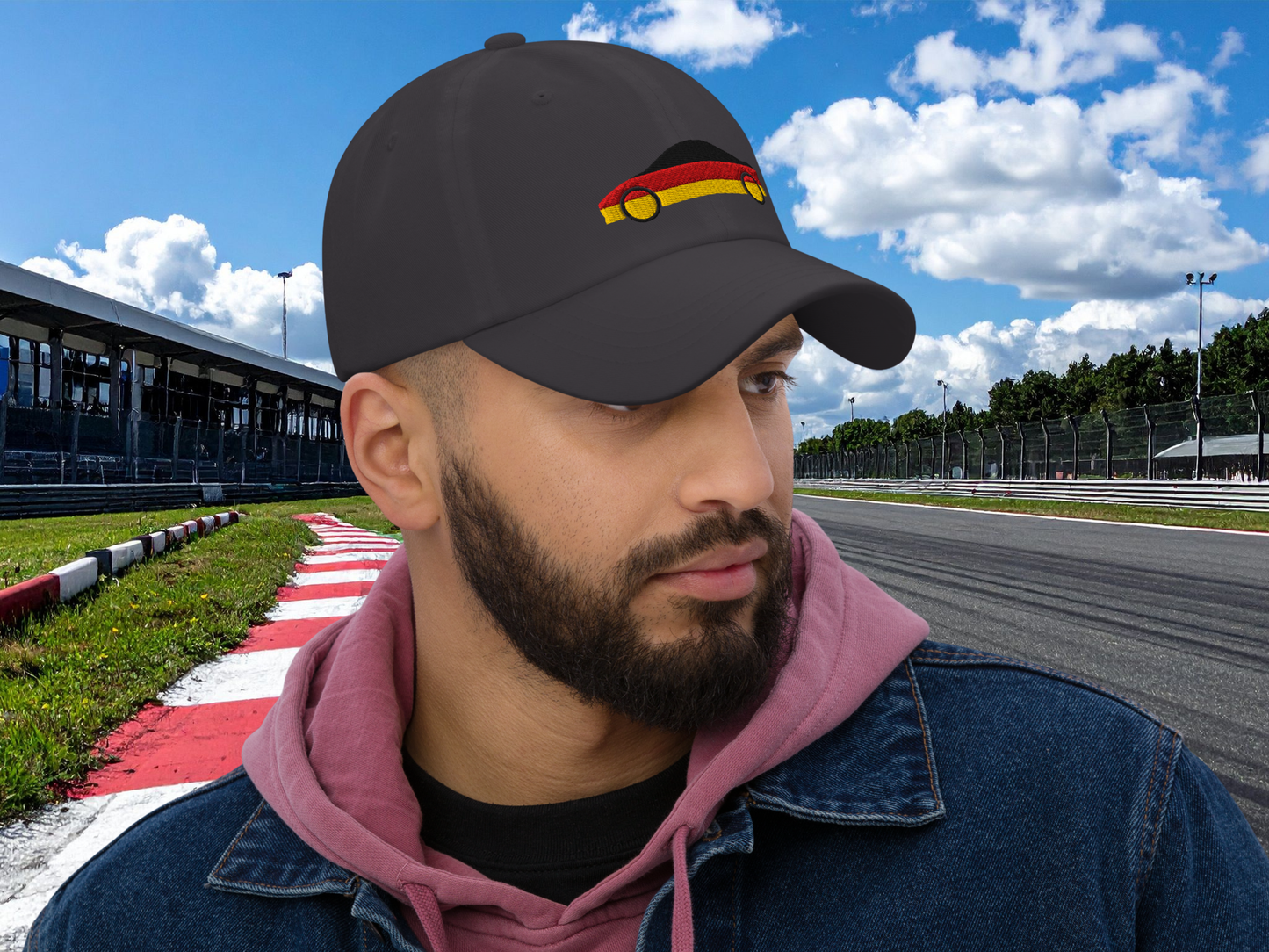 German Car embroidered on Dad hat ball cap - available in 3 colors