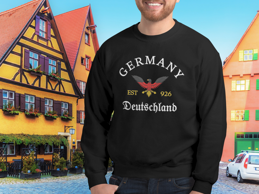 Germany unisex sweatshirt with Eagle - dark colors