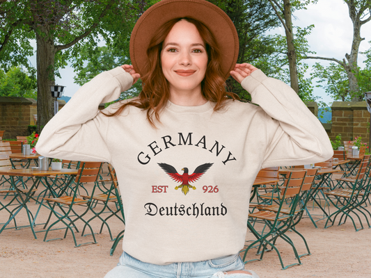 Germany unisex sweatshirt with Eagle - light colors