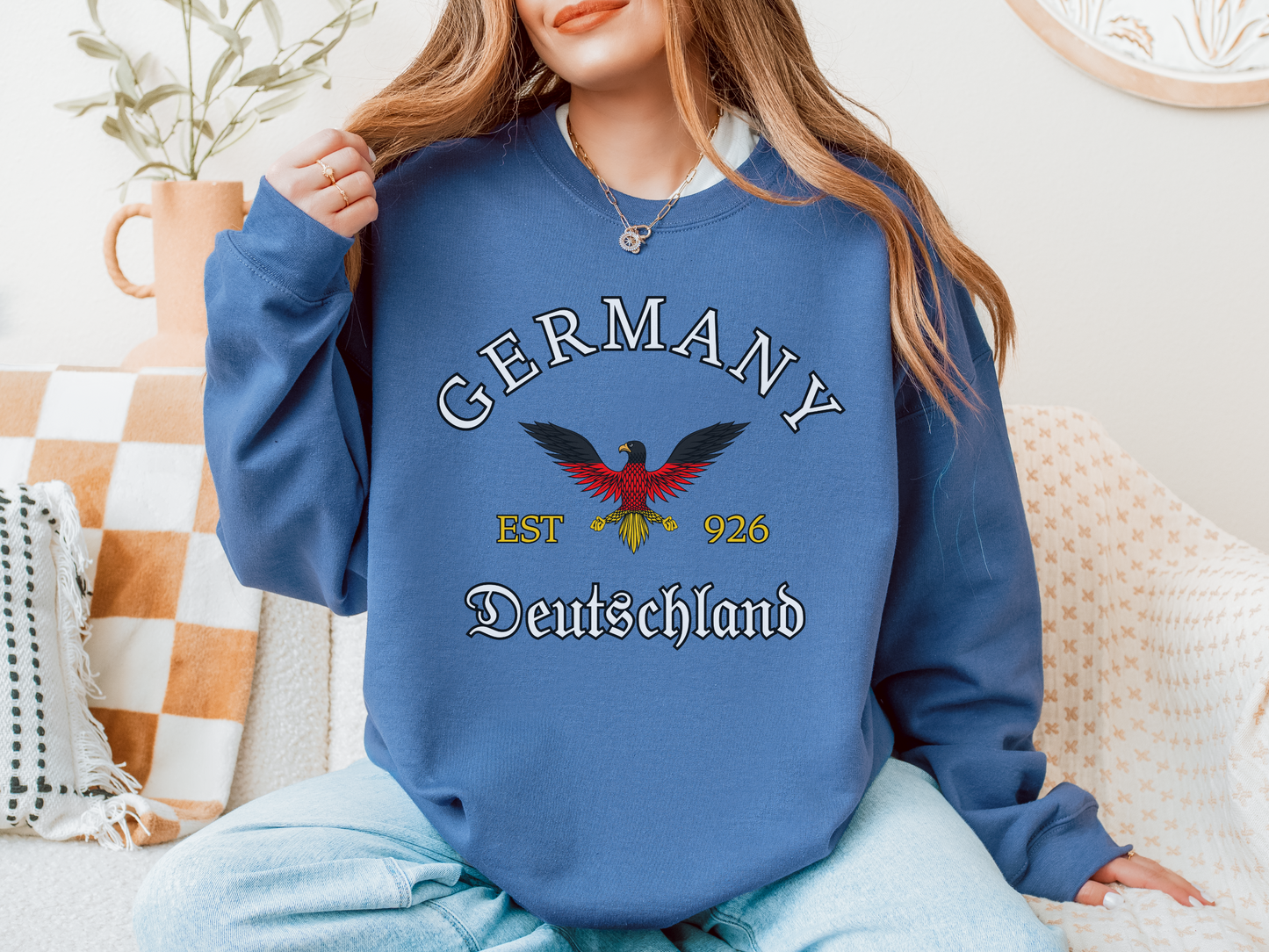 Germany unisex sweatshirt with Eagle - dark colors