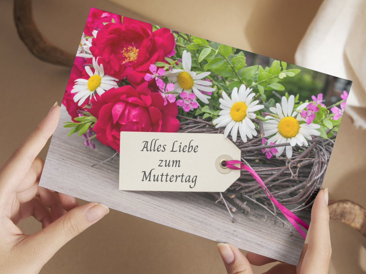 "Alles Liebe zum Muttertag" German Mother's Day greeting card