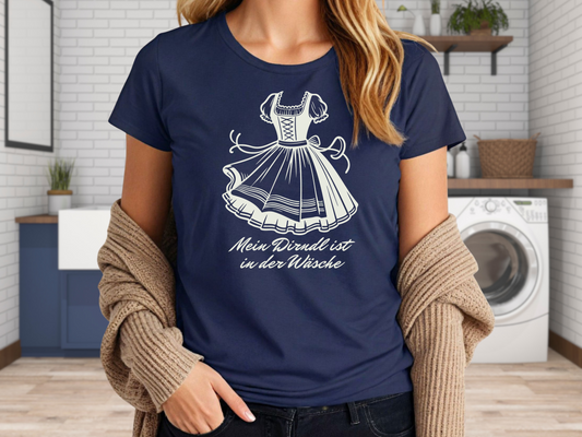 Ladies cut t-shirt “My Dirndl is in the Wash”