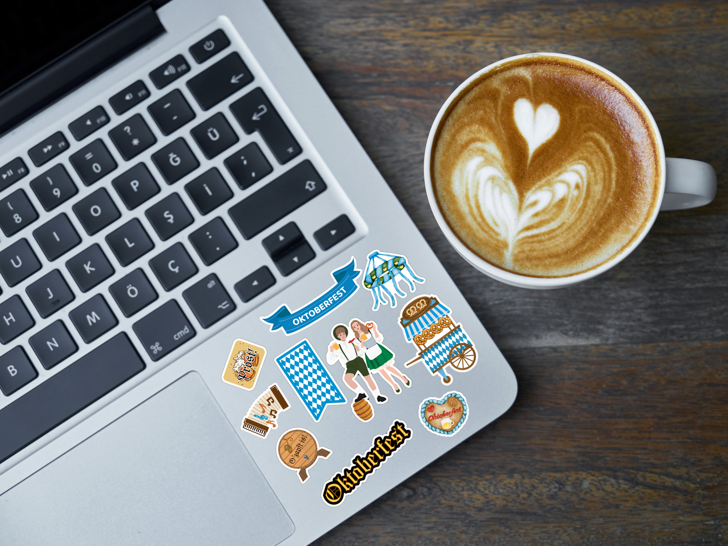Oktoberfest Sticker Sheet with 10 Stickers