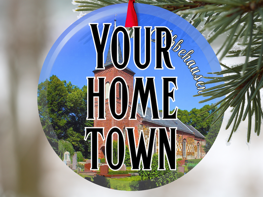 Your Custom Photo glass ornament with gift box